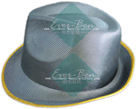 Grey wide brim hat supplier